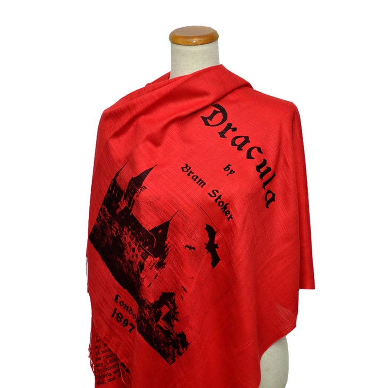 Universal Zone Dracula by Bram Stoker Scarf Wrap Shawl - Image 2